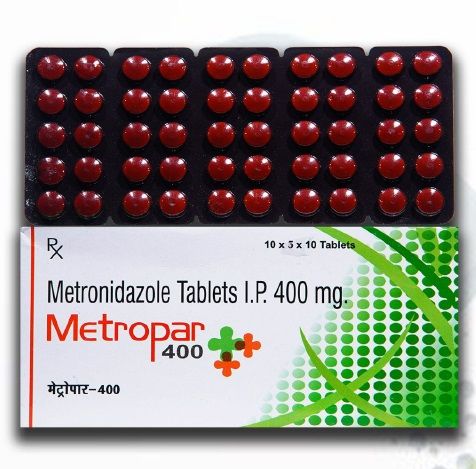 Metropar 400 Metronidazole Tablets