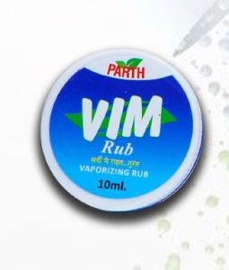 10ml Parth Vim Rub Vaporising Rub Ointment