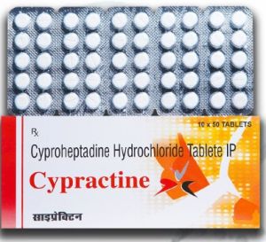 Cypractine Cyproheptadine Hydrochloride Tablets